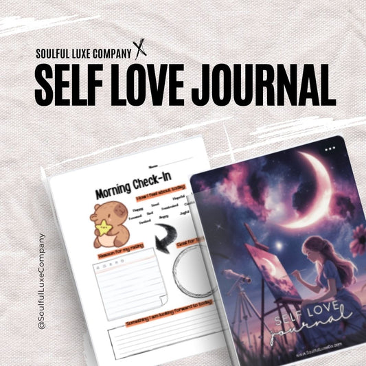 Self Love Journal | Digital pdf | Canva Template