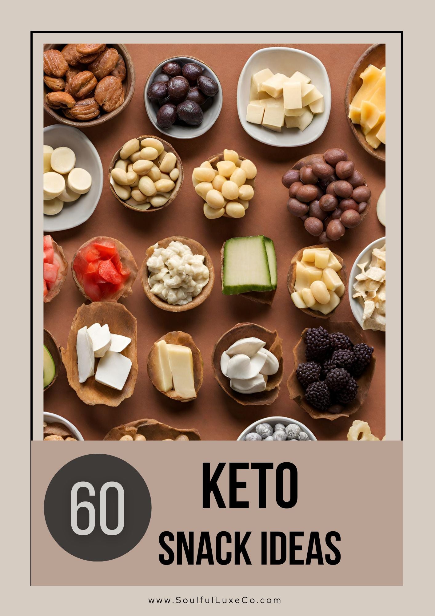 60 Keto Snack Ideas | eBook , Digital Book