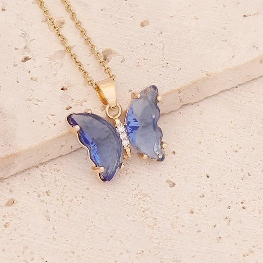 Bliss Butterfly Necklace | Stainless Steel