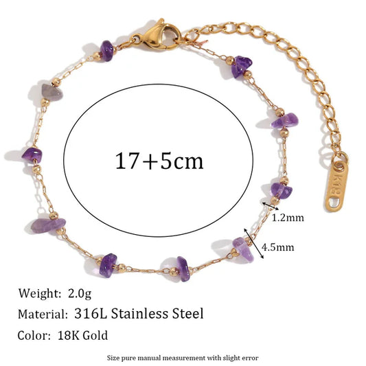 Crystal Bracelets | Stainless Steel, 18K GP