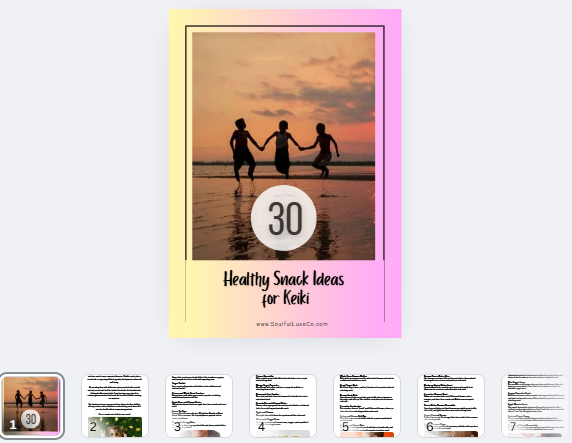 30 Healthy Snack Ideas for Keiki | eBook , Digital Book